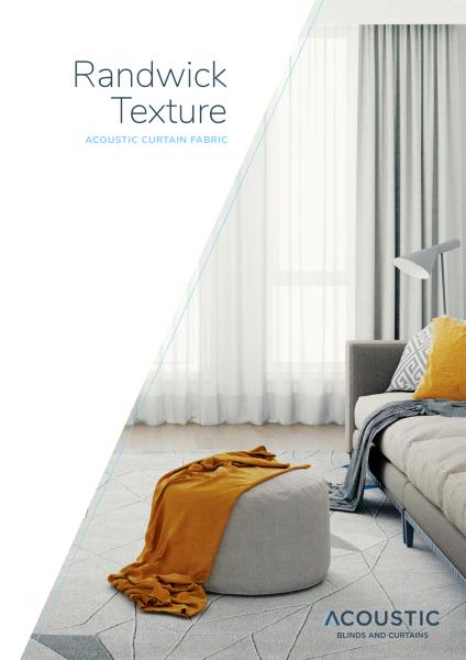 Randwick Texture Acoustic Curtain Fabric
