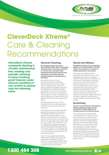 CleverDeck Xtreme Care & Cleaning