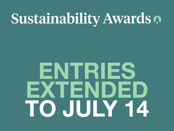 sustainability awards entries extended