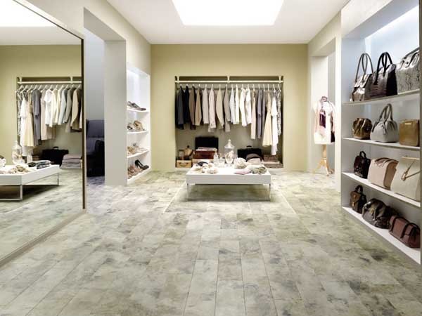 From the Art Select Stone collection: Travertine Gallatin LM19 and LM09
