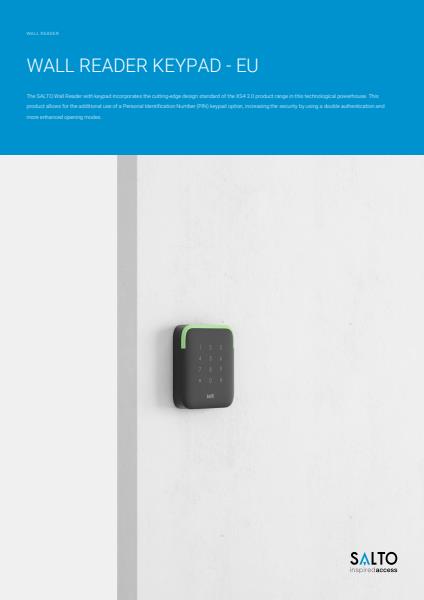Wall Reader Keypad EU Brochure