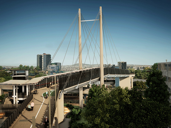 south brisbane cable bridge