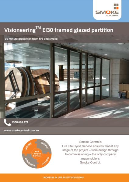 EI30 framed glazed partitions
