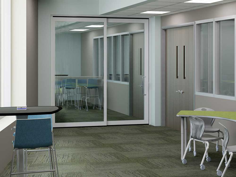 Moove sliding glass partitions 