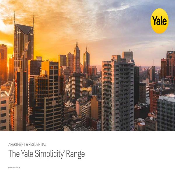 Yale Simplicity Lifestyle Catalogue