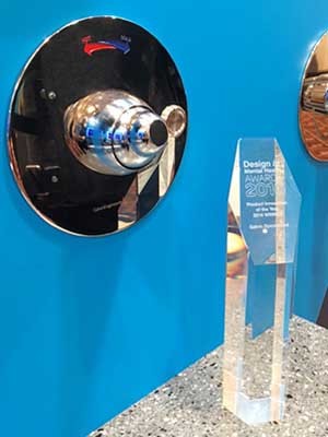 The award-winning GalvinCare anti-ligature shower control valve
