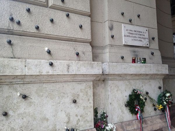 hungarian memorial bullet holes