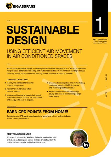 Sustainable Design CPD Brochure