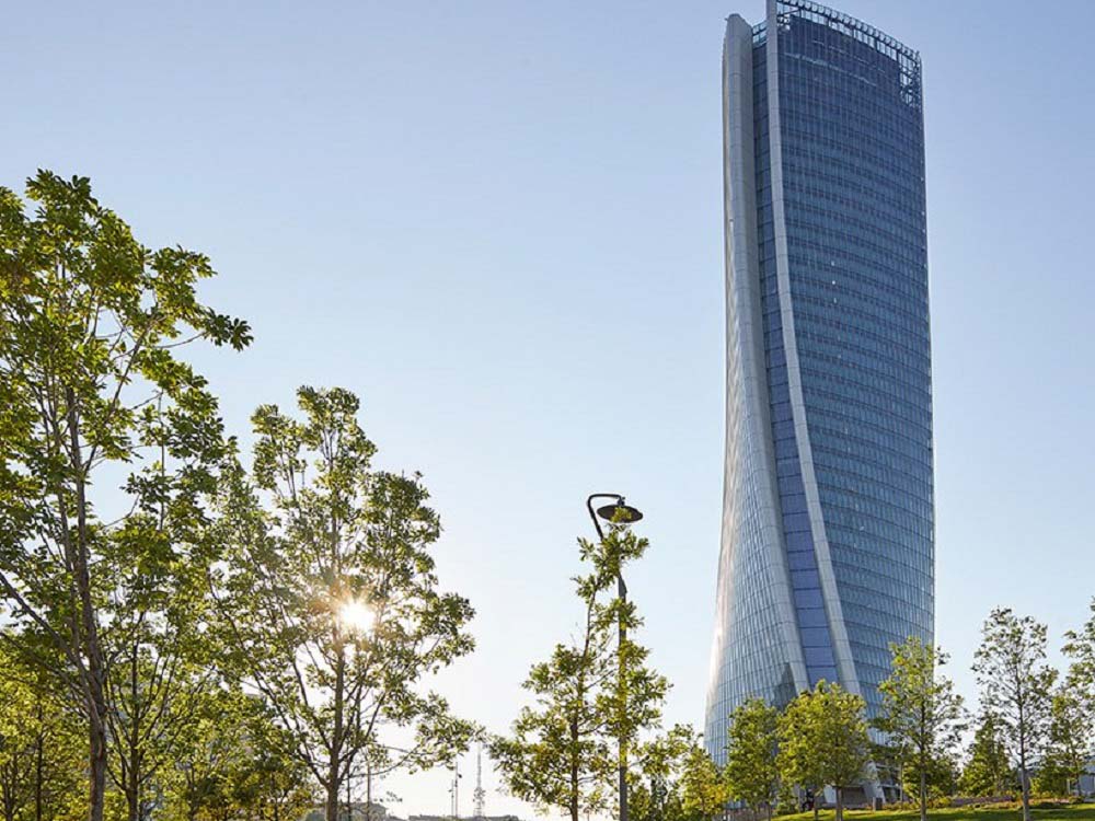 Zaha Hadid's Generali Tower in Milan (Image © Hufton + Crow)