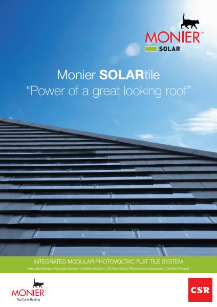 Monier SolarTile- Power of a Great Looking Roof