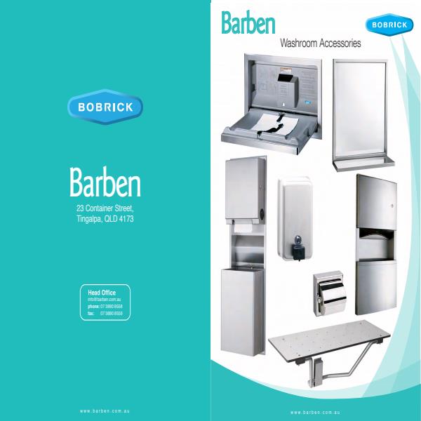 Barben 2012 Product Brochure