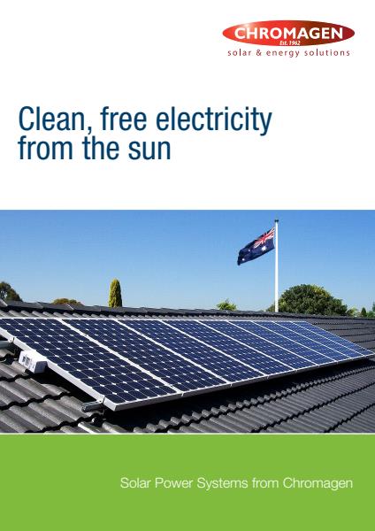 Chromagen Solar Power Systems Brochure
