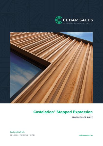 Castelation Stepped expression brochure