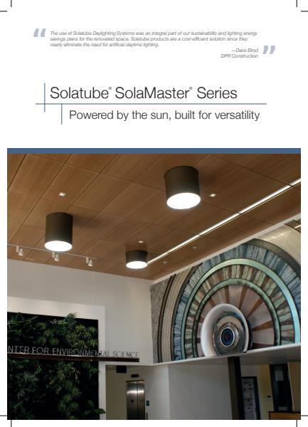 Solatube SolaMaster Series Brochure