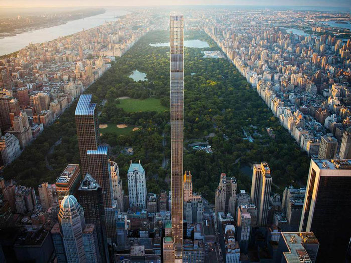 World&#39;s skinniest skyscraper New York
