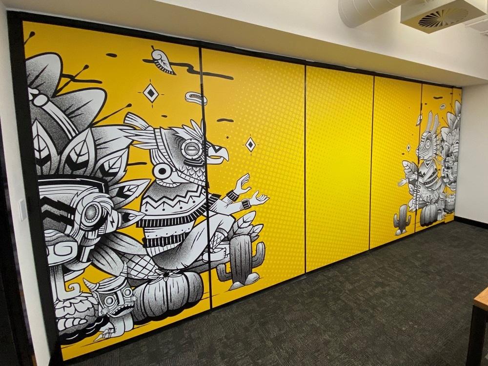 Bildspec operable walls at the Guzman Y Gomez Sydney head office