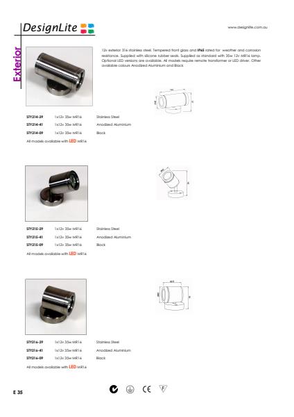 DesignLite Stainless Steel Up/Down Product Information