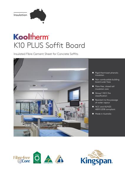 Kooltherm K10 PLUS Soffit Board Product Data Sheet