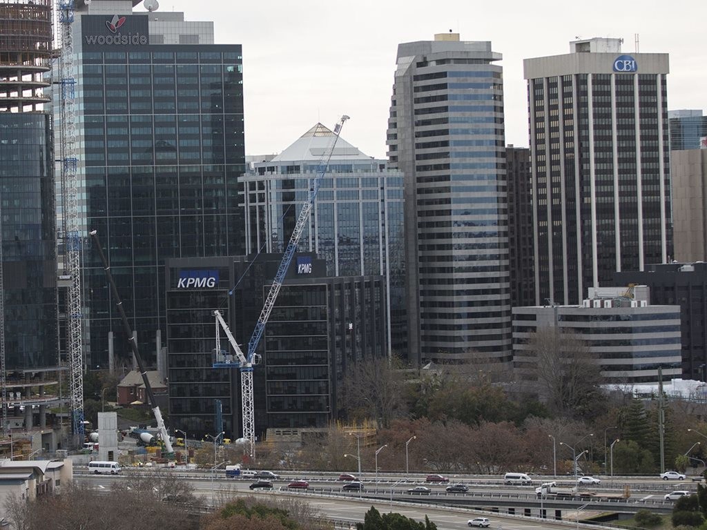 As companies increasingly move into new building stock around Perth CBD, older and lower-grade buildings are being left empty. Image: Atilla Csaszar / WA Business News
