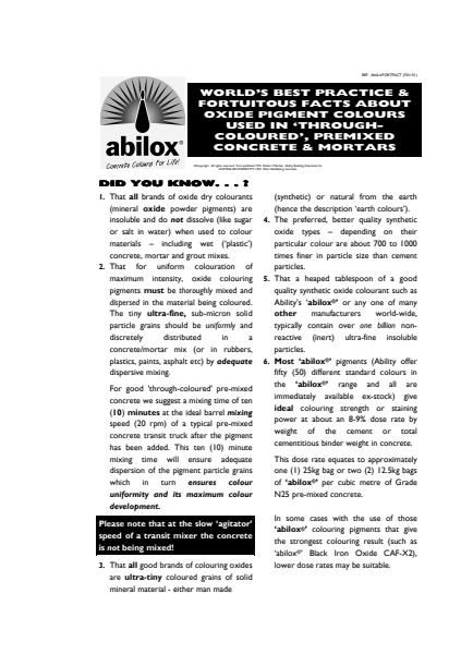 abilox Did You Know