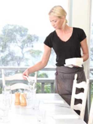 The pre-folded napkins help café staff save around six hours each week
