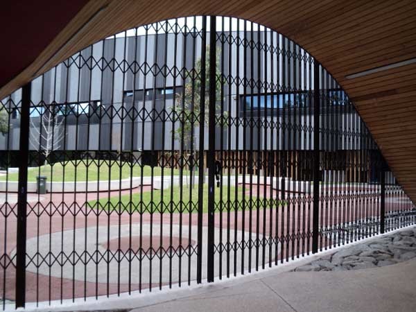 ATDC’s retractable steel security doors at Melbourne’s Penleigh and Essendon Grammar School