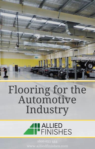 Flooring for the Automotive Industry Brochure