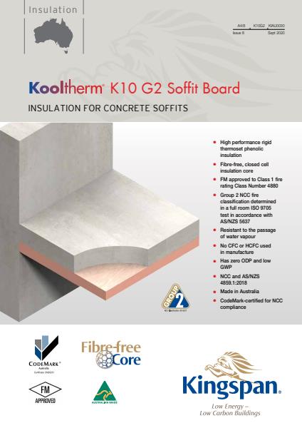Kooltherm K10 G2 Soffit Board Brochure