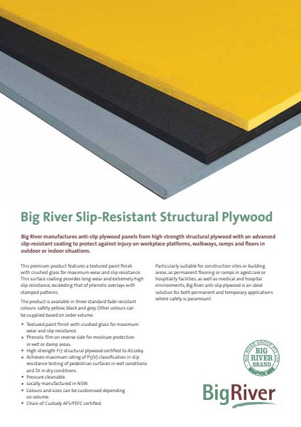 Slip-Resistant Structural Plywood