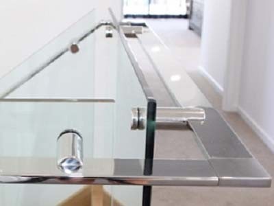 Stainless steel handrails
