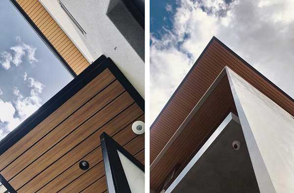 Alumate timber look soffit and cladding