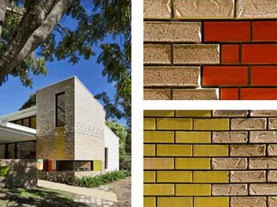 A collage of PGH bricks has been used to create a playful, colourful design for the kindergarten
