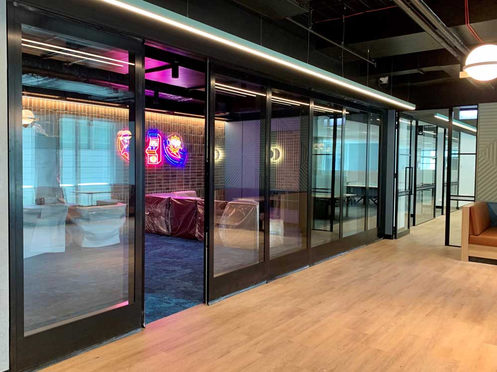 Konnect double glazed folding doors at ServiceNow