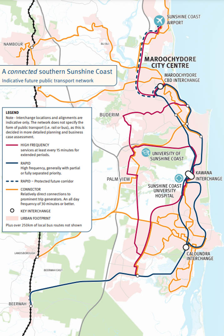 sunshine coast rail link proposal