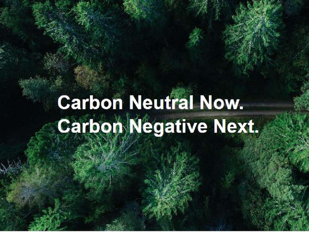 Carbon negative