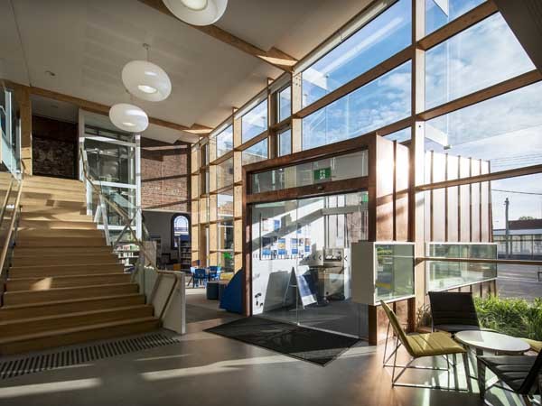 The Bairnsdale library featuring Glassworks&rsquo; LoE-366 glass

