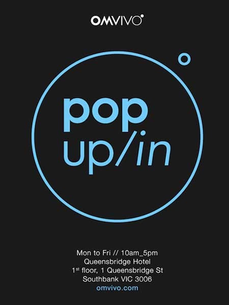 Omvivo pop up showroom opens in Southbank
