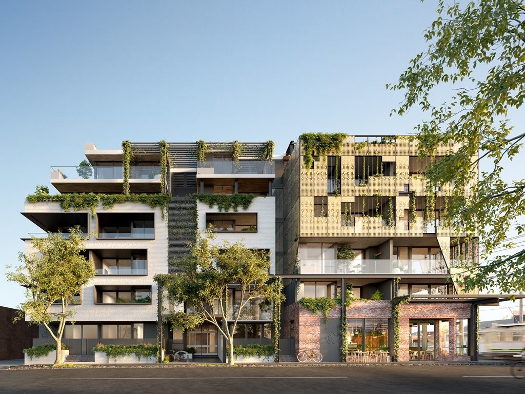 Melbourne building company Lucent Capital has combined two developments and become the first developer to be granted a licence for a Nightingale housing project, in this case the Nightingale 4 development in Nicholson Street, Brunswick, Victoria. Image: Supplied
