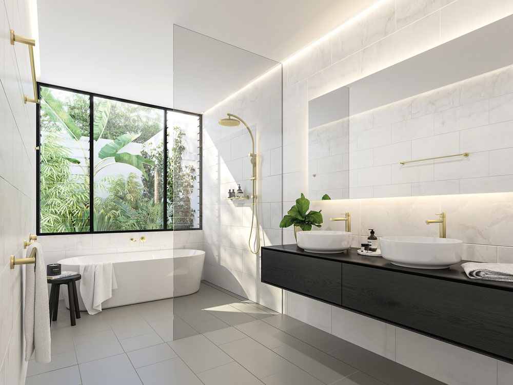 Renovating the bathroom is close to the top of the to-do list