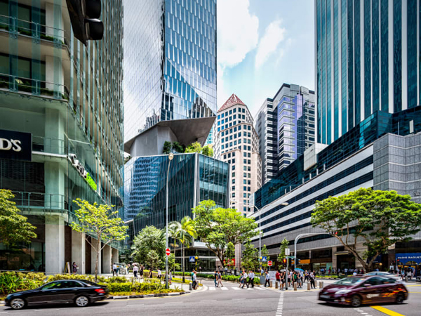 Robinson Tower Singapore streetscape