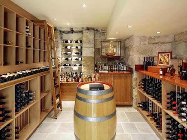 As long as a cellar is properly insulated, it can be placed almost anywhere inside the home
