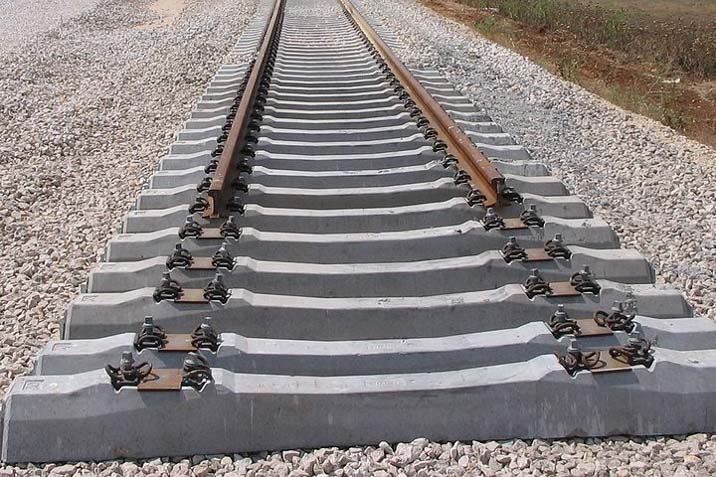 railway concrete sleeper train tracks