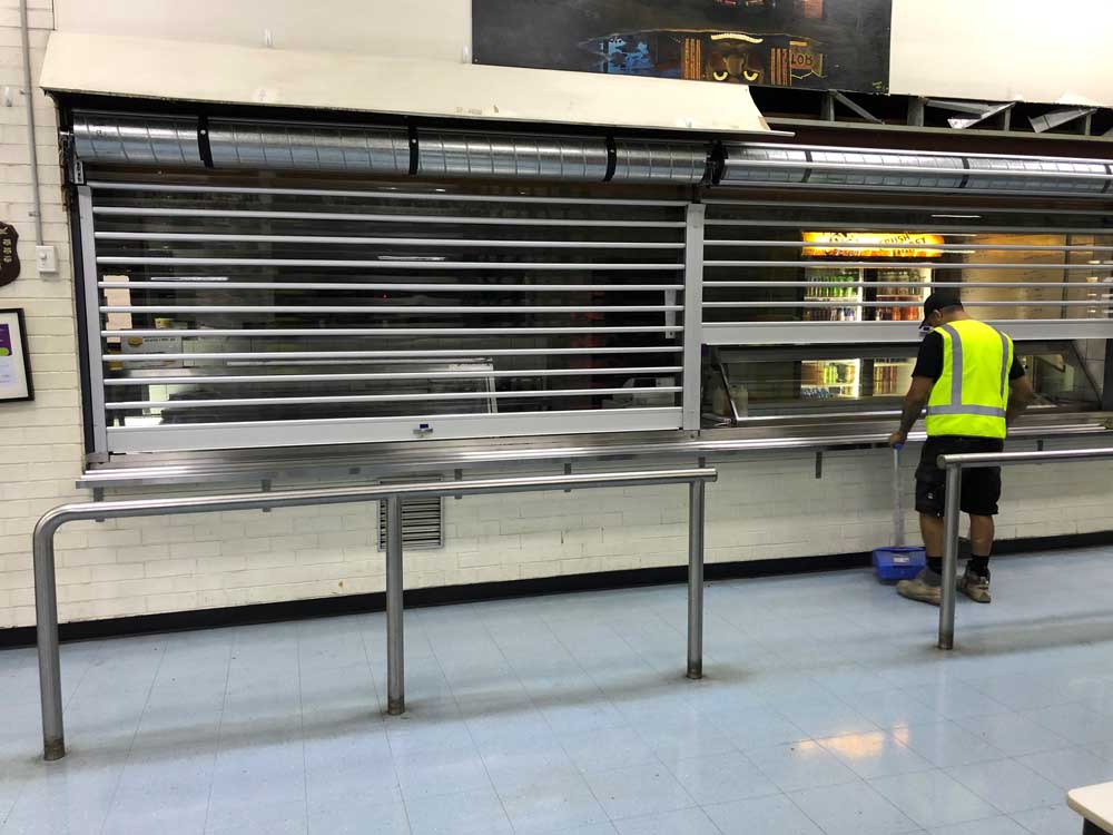ATDC's security roller shutters at Woolworths Distribution Depot