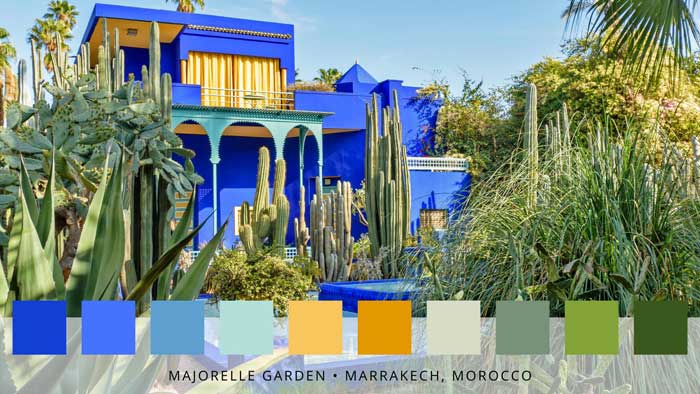 Majorelle Garden (Yves Saint Laurent’s house & garden) Marrakech, Morocco
