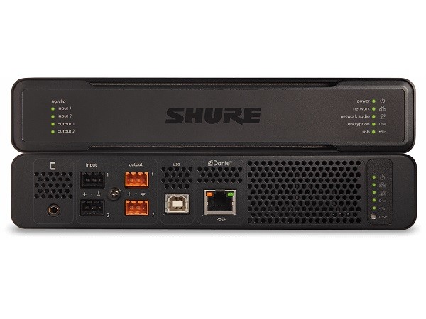 Shure&rsquo;s IntelliMix P300 audio conferencing processor
