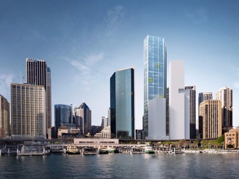 Artist impression of Lendlease tower at George Street. Image: Lendlease
