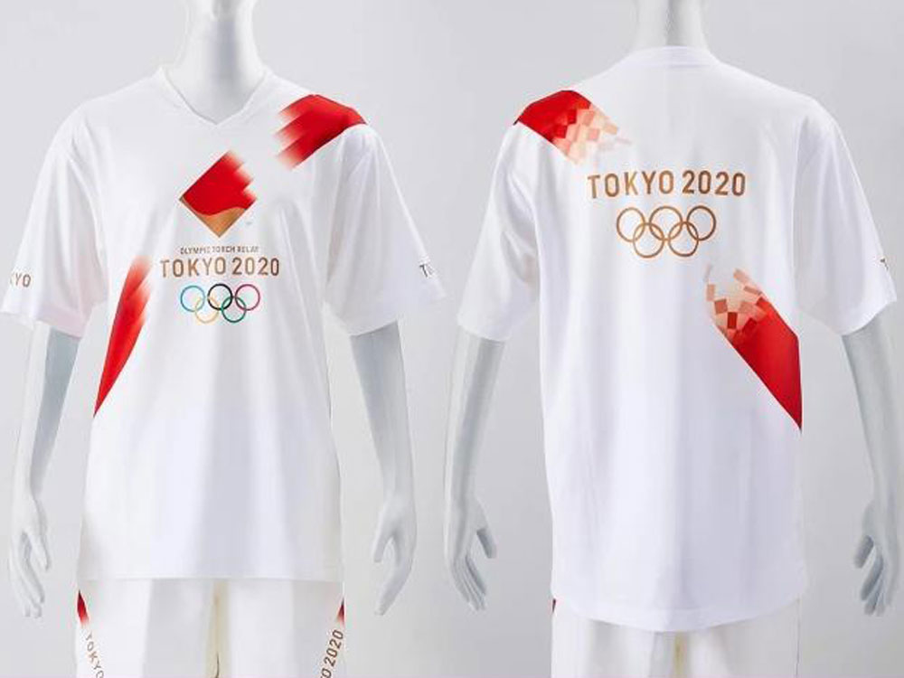 Tokyo 2020 Olympics torchbearer uniforms 