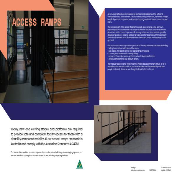 Select Staging Concepts Access Ramps Brochure