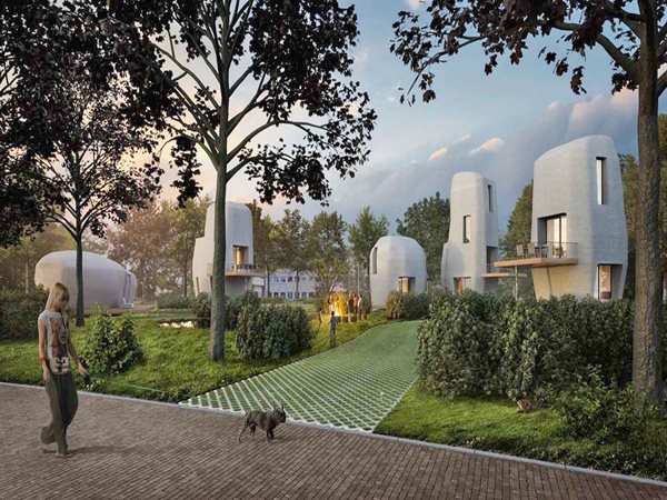 The Netherlands 3D-print concrete houses to be inhabited