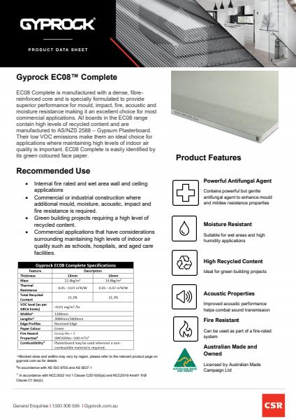 EC08™ Complete Product Data Sheet